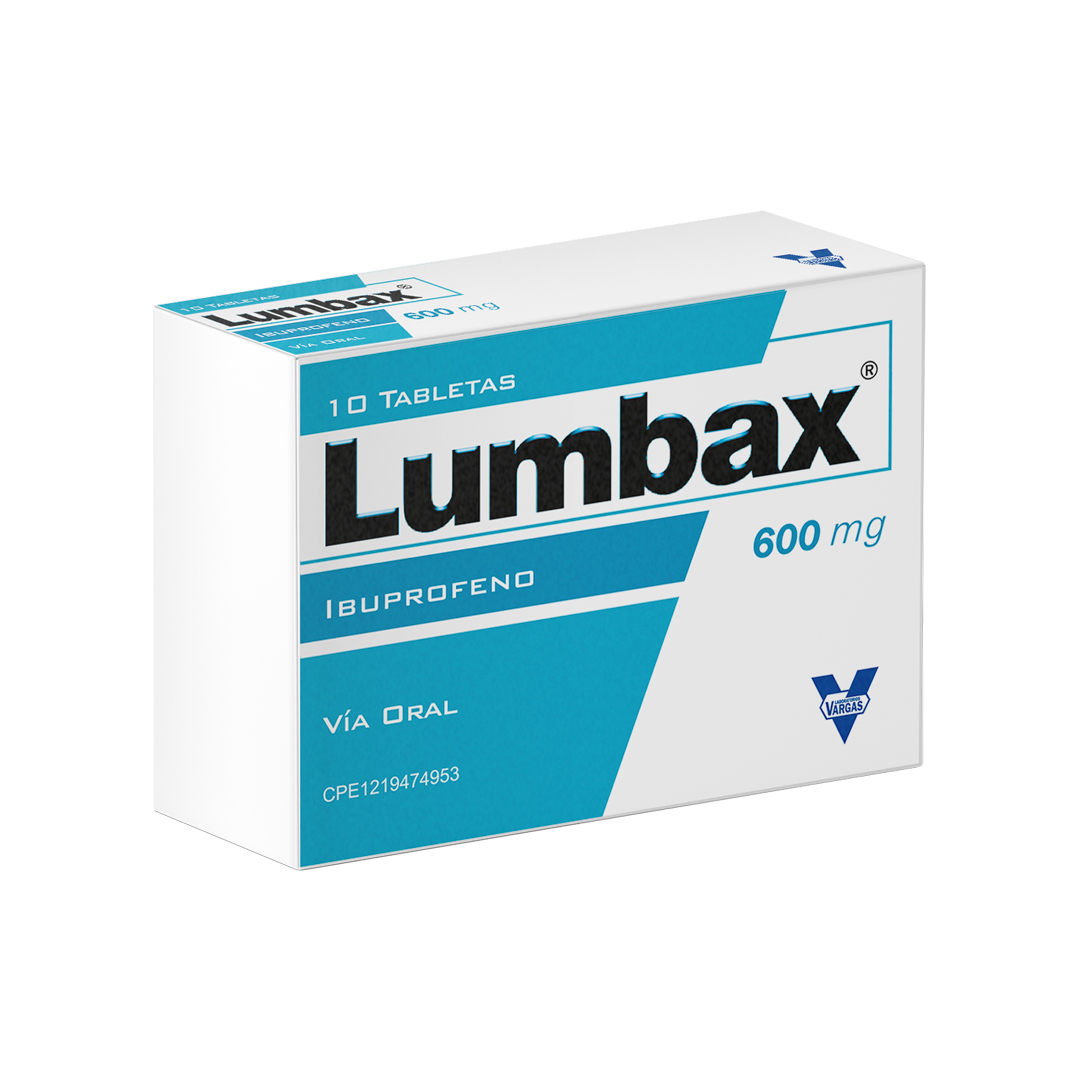 LUMBAX® 600mg TABLETAS Ibuprofeno - Image 2