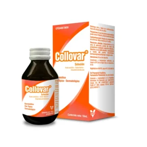 Collovar Solución (Ácido Salicílico y Ácido Láctico), frasco de líquido tópico para la eliminación de verrugas comunes, callos y durezas, mediante exfoliación queratolítica.