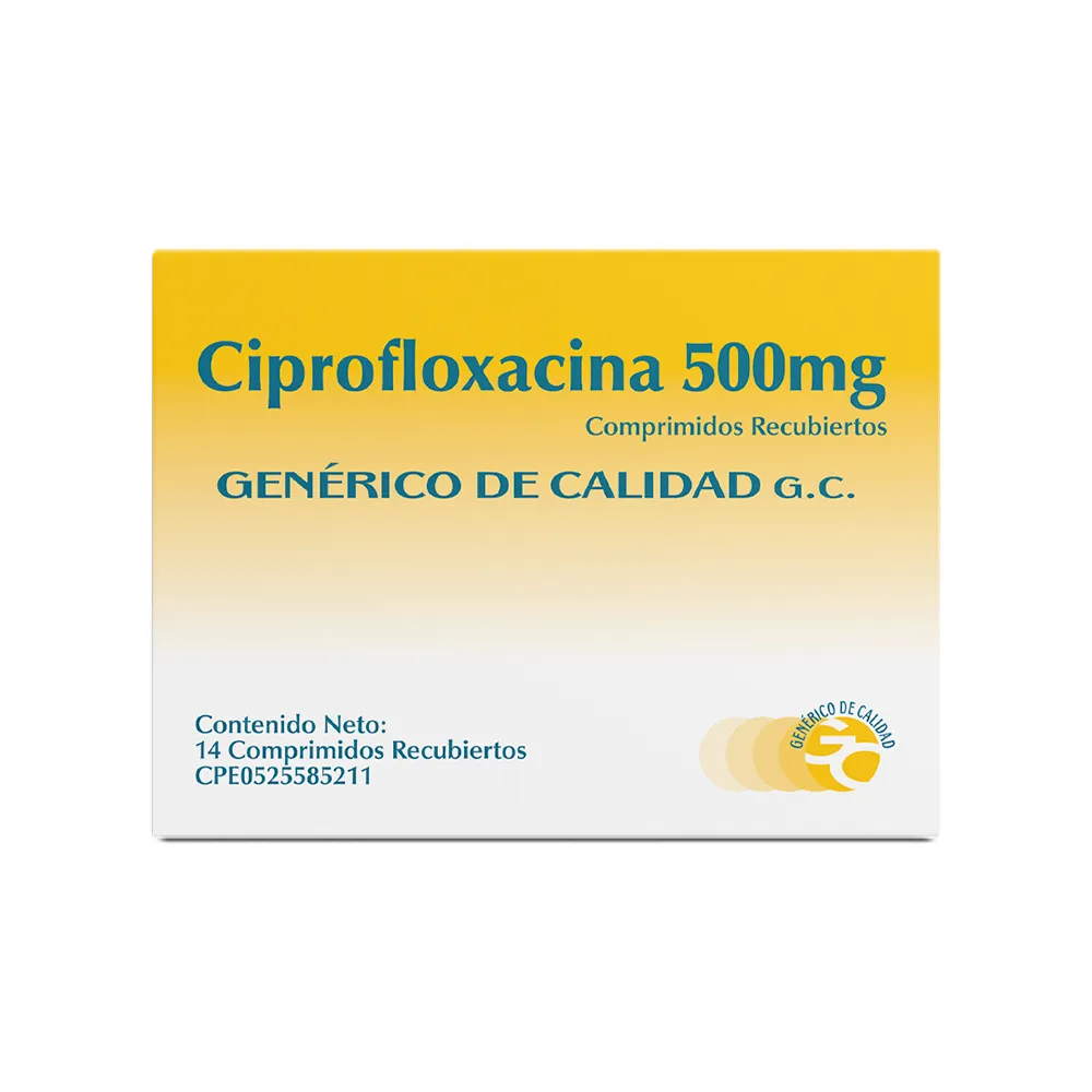 CIPROFLOXACINA 500mg COMPRIMIDOS RECUBIERTOS - Image 2