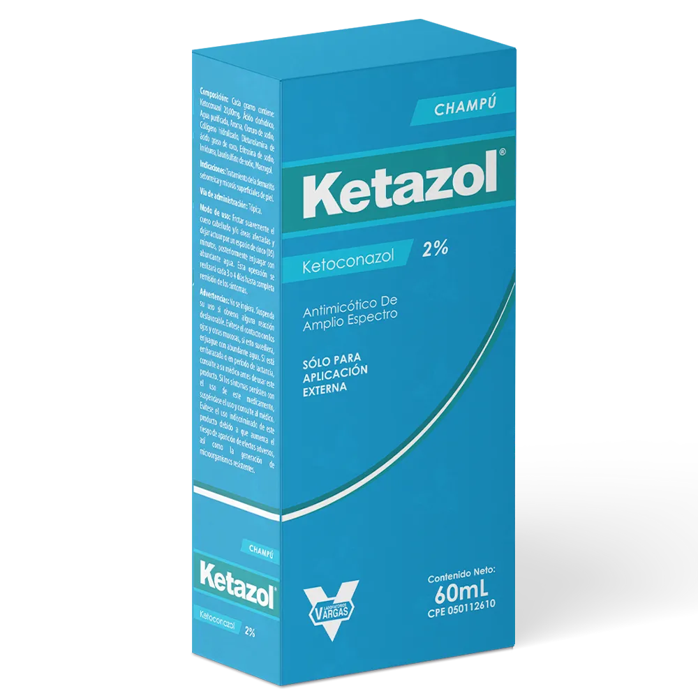 KETAZOL® 2% CHAMPÚ Ketoconazol - Image 3