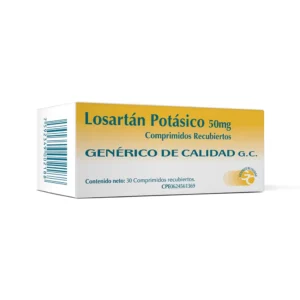 LOSARTÁN POTÁSICO 50mg COMPRIMIDOS RECUBIERTOS